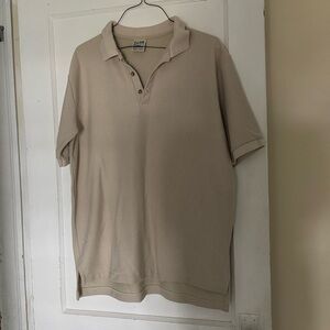 TravelSmith Beige Polo Shirt